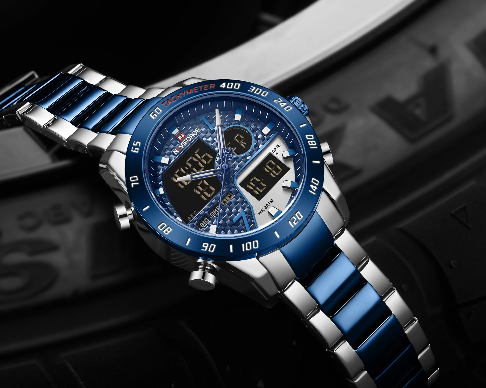 New Watch NAVIFORCE 9171 SBEBE Luxury Wrist Watch Fashion Sport Quartz Male Watches reloj naviforce