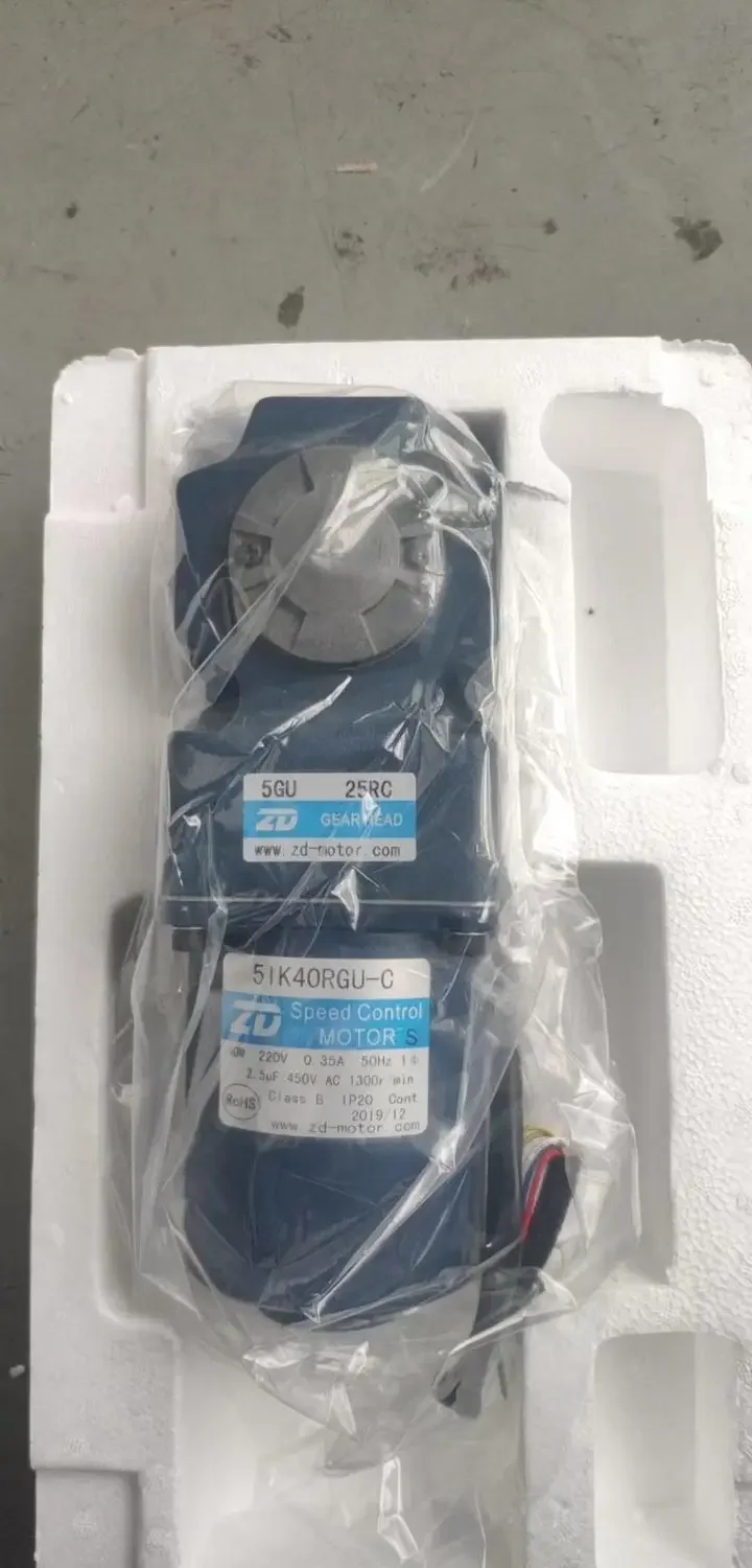 ZD  Speed Regulating Motor5GU  25RC  51K40RGU-C 220V 0.35A 50HZ 1 2.5UF 450V AC 1300r/min