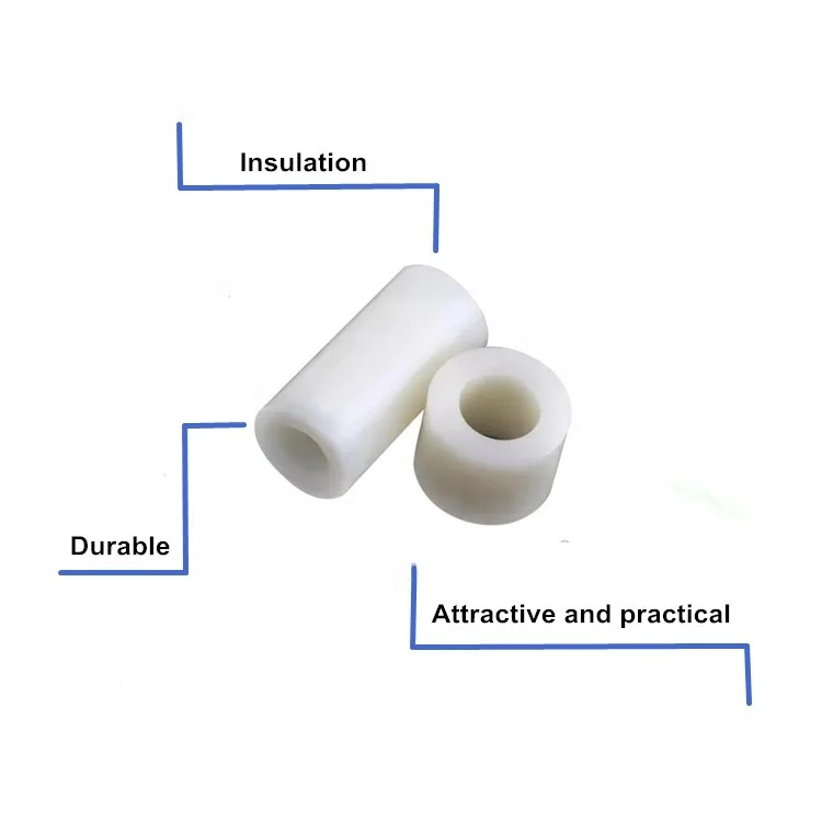 All size black white flat nylon rubber washer abs sleeve bushing