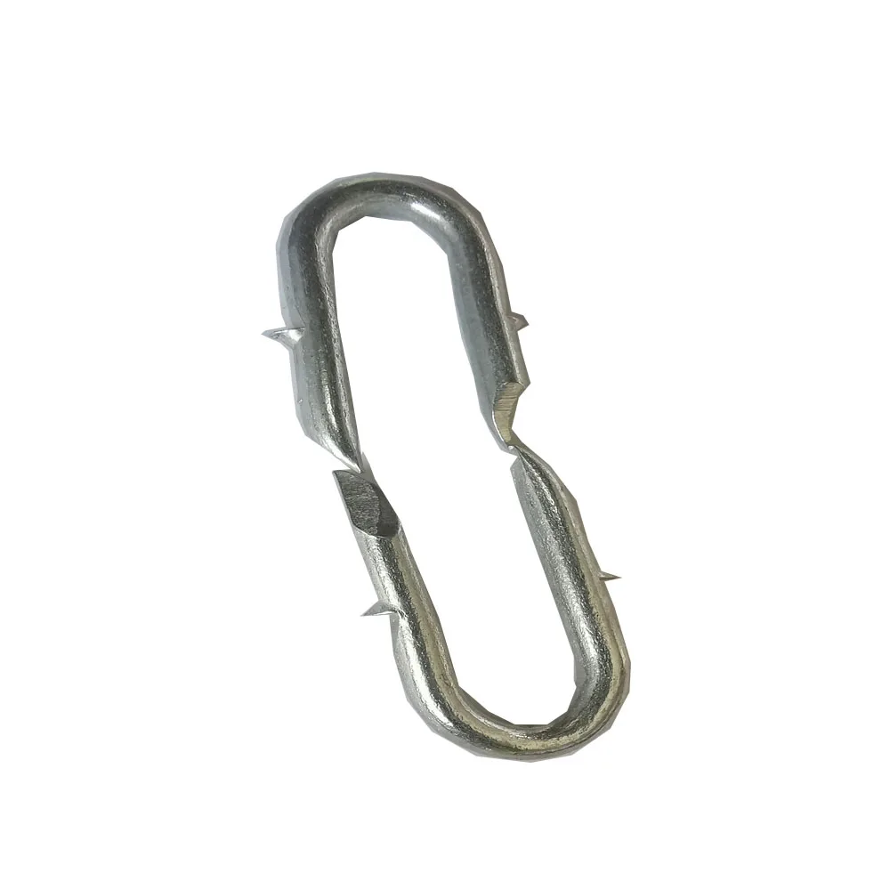 Best Choice Barbed U Shape Iron Wire Nail Common Diamond Sharp U Type Nail with Different Size