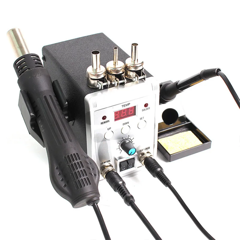 Made In China Thermostatic 8586 Soldering Station Semi Auto Solder Station Rework Soldering Station