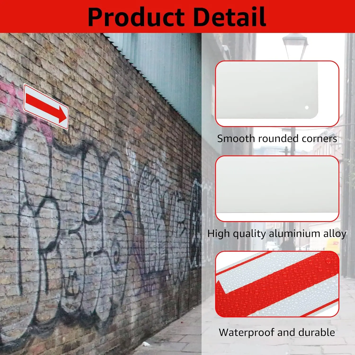 2024 TOP Factory Wholesales Road Direction Premium Aluminum Traffic Sign Arrow Sign