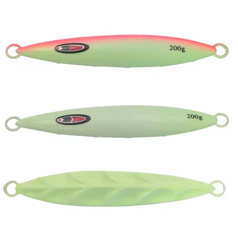 Custom Slow Pitch Jigs 80g 100g 150g 200g 250g 300g Saltwater Fishing Metal Jig Lure