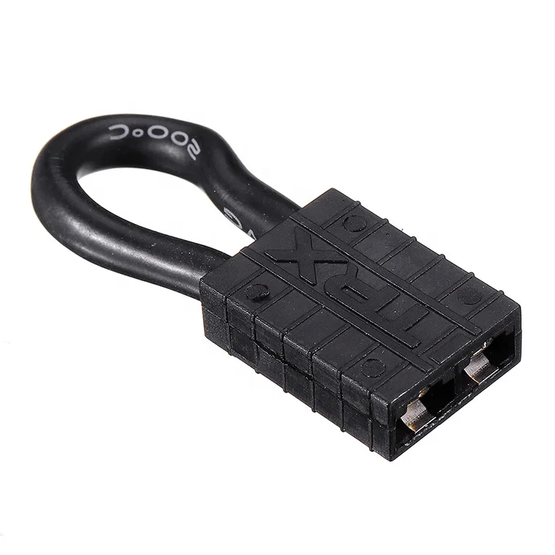TRX Female Plug Bind Plug Loop Connector Short Circuit Battery Jumper Cable Wire 12AWG For RC Battery DIY Parts