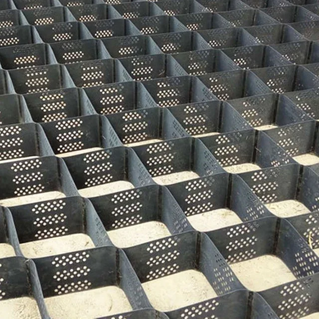 100mm 200mm Height HDPE Geocell used for Road Construction