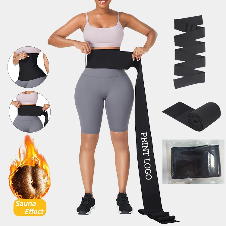 Invisible One Size Women Fat Tummy Trimmer Control High Compression Waist Wrap Band Slimming Belt Waist Trainer