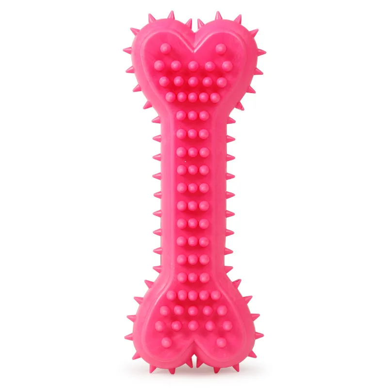 Dog Chew Toy Bone Durable dog chew toy for juguetes para mascotas Teeth Cleaning, Rubber Toothbrush Stick PET chew toy for dogs