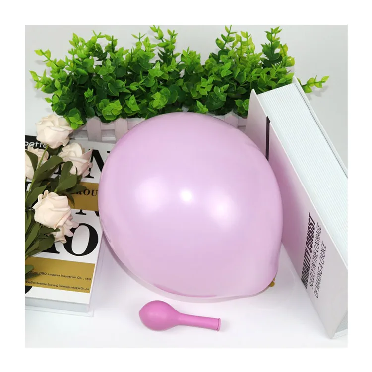 Hot sale macaron latex balloons peach balloon garland simple design candy color