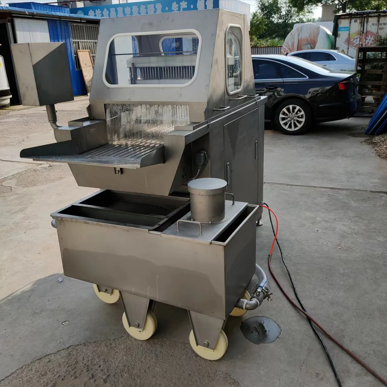 Stainless Steel Saline Injector for Chicken Salt Brine Injection Machine for Meat with Bone