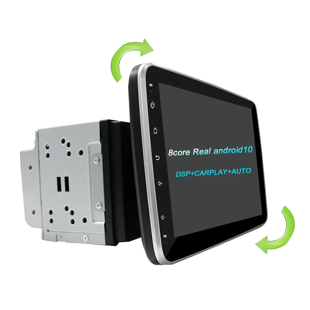 10.1inch 1din Android Car Radio Dvd Player Stereo Autoradio Support 360 Degree Screen Rotating Gps Navigation Auto Electronnics