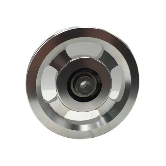 
aluminium anodic oxidation rope/belt pulley for gym aluminium alloy gym pulley wheel 