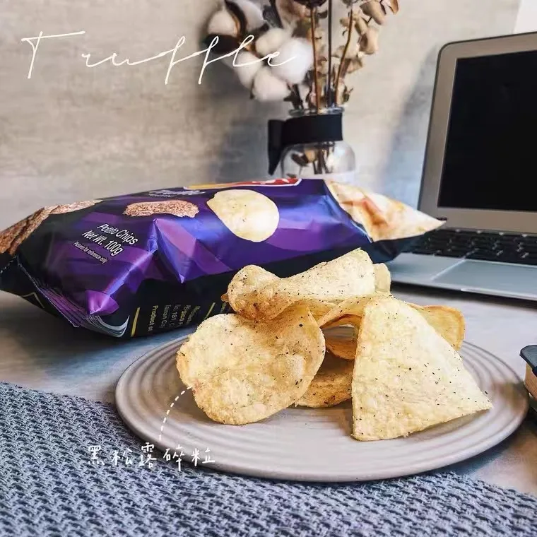 Тайваньский черный трюфель 184,2 г откладывает картофельные палочки, экзотические закуски, китайские закуски, таро закуски