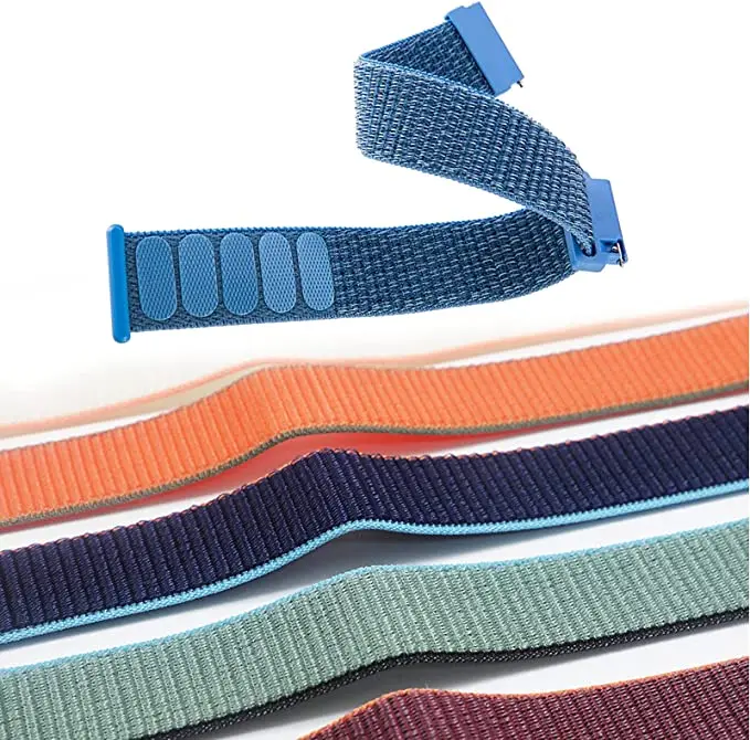 22mm 20mm Nylon Watch Strap For Samsung Galaxy Watch 4 Classic Band 46mm 42 Active 2 45mm 46mm 42mm Gear S3 Watch String