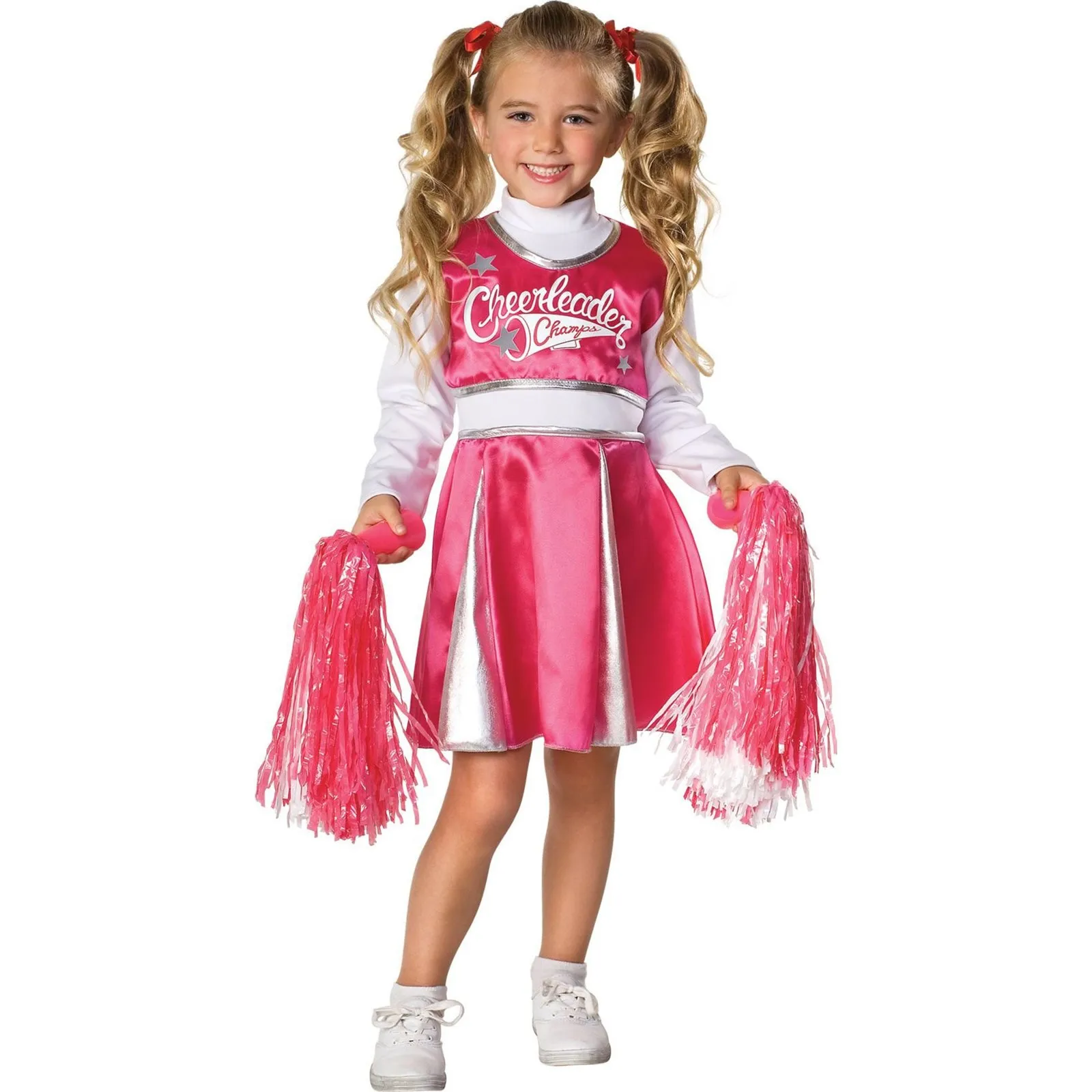 Women Schoolgirl Cheerleader Costume Contrast Color Outfits Skirt Cheerleading uniform