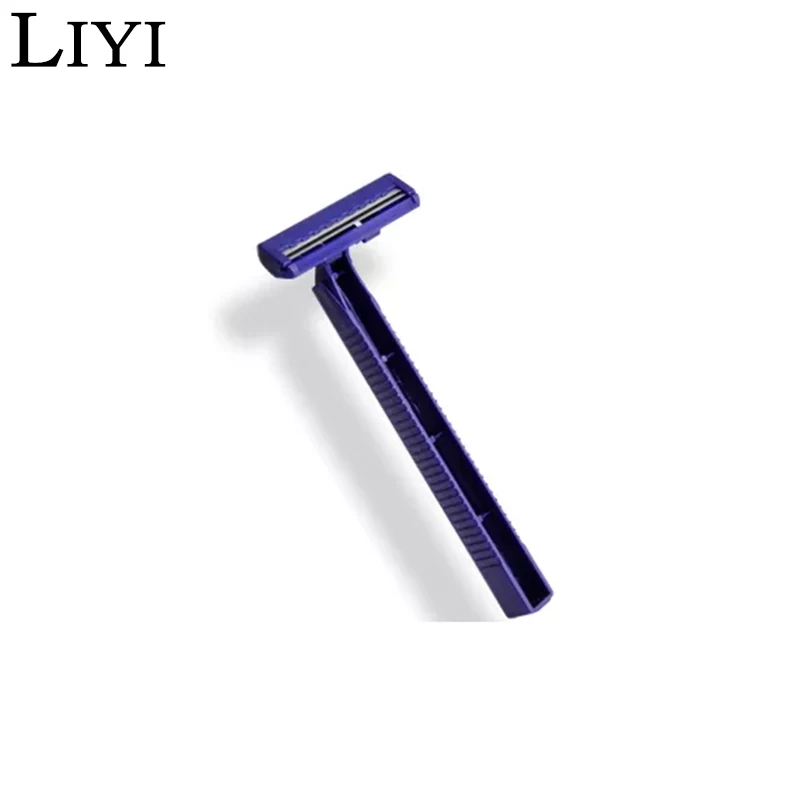 Factory Price Twin Blade Disposable Razor Plastic Long Handle Double Blades Stainless Steel Safety Shaving Razors