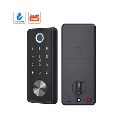 wireless electronic key motorized front automatic room doorlock entry wooden digital lock keyless deadbolt app smart door lock