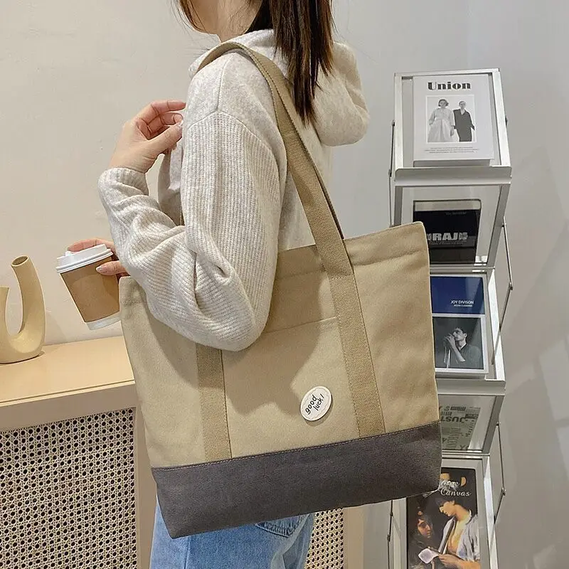Wholesale cotton shopping canvas tote bag style size customized foldable canvas reusable shopping bag with custom printed logo