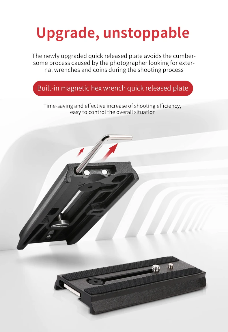 Coman new product BMQ5S wholesale factory lightweight quick release plate compact