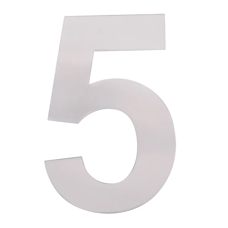 
Brushed 304 Stainless Steel metal letters for Address Hotel Room Number and Door Number 