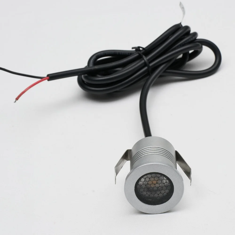 LEDEAST T-006 IP65 DC24V 1 Вт 5 алюминиевый уличный садовый утопленный настенный светильник для террасы