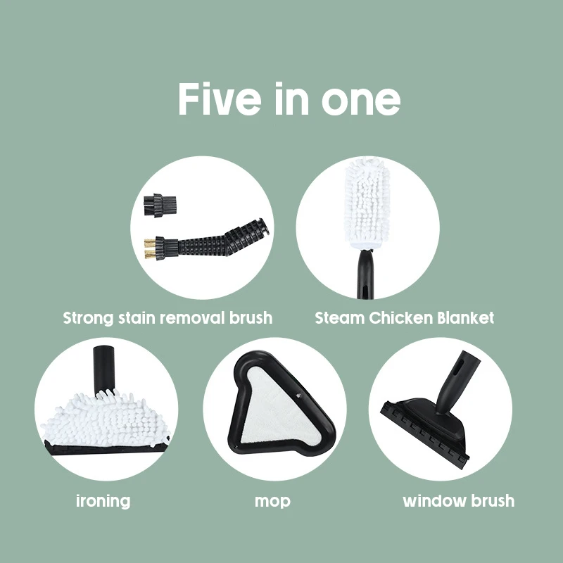 MIGS Wholesale Steam Mop 5 in 1 Multifunction Durable Tiles Carpet Hard Floor Handheld Steam Mop Cleaner