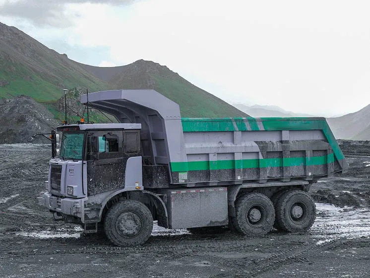 Good Quality 90ton Mining Dump Truck 6*6 SKT90E hot sale