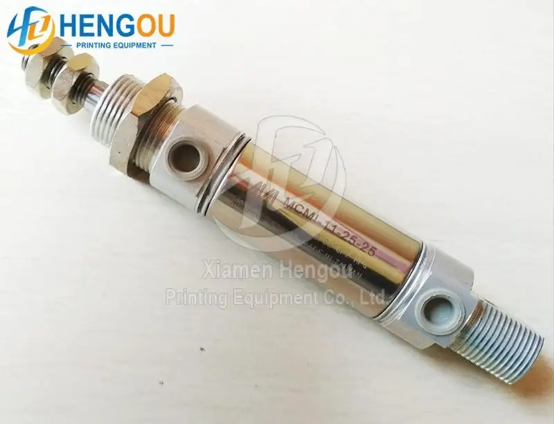 Pneumatic Air Cylinder 25mm bore 25mm stroke Double Acting Single rod Mindman Cylinder MCMI 11 25-25