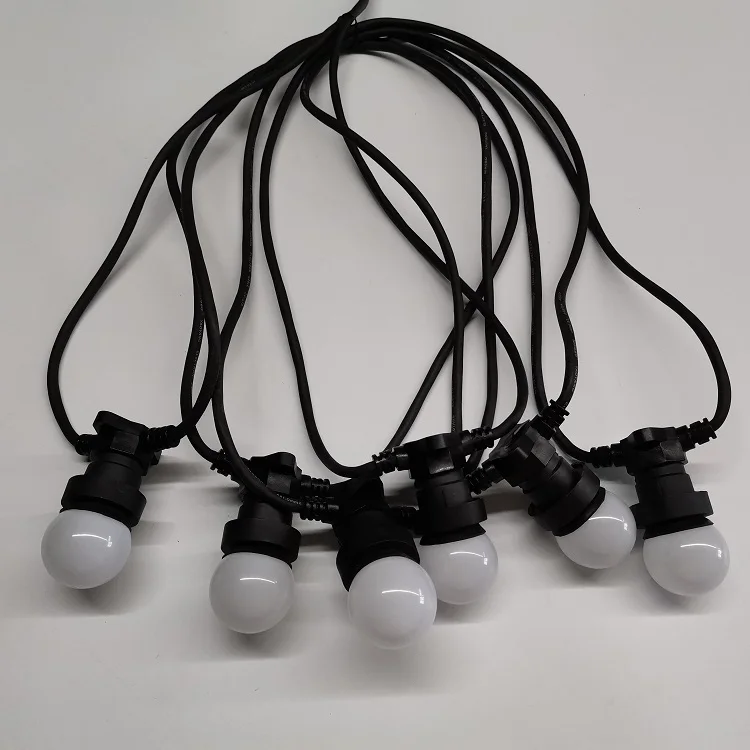 Outdoor Connectable Festoon Lighting Waterproof 50m 100m Commercial Festoon Belt Lights E27