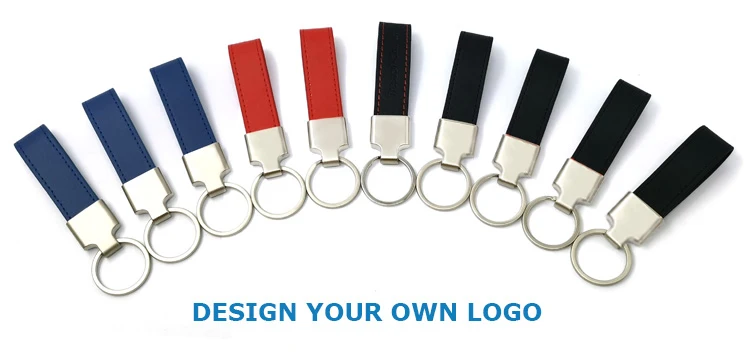 
Zhongshan Oneway Factory Fashion Genuine Leather Keychain, Car key Holder With Logo 