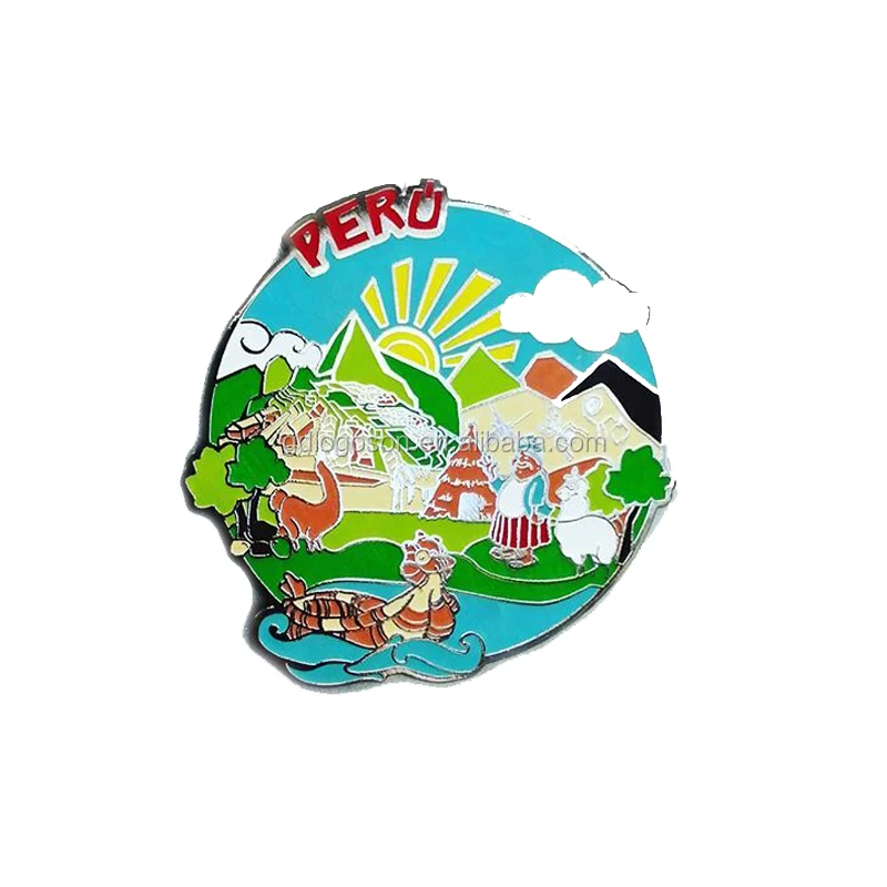 Patagonia Decorations Magnet Fridge Magnets Chile Patagonia Refrigerator Round Epoxy Rectangle Magnets