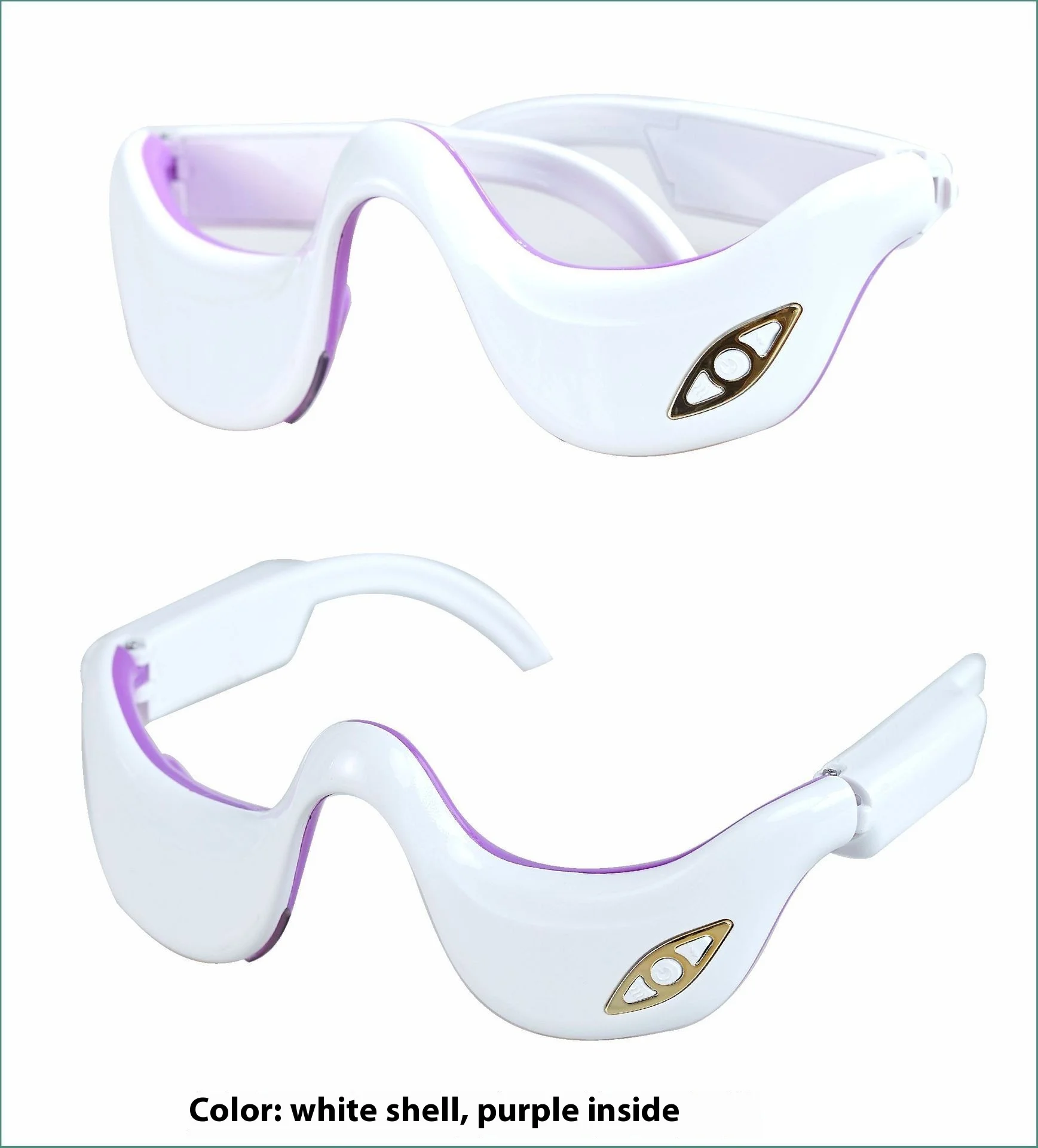 Micro-Current Eye Beauty Instrument Ems Technology Cross-Border New Electric Eye Bag Hot Compress Massage Eye Personal Care