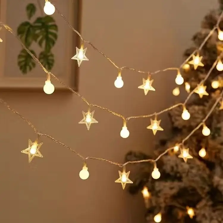 Indoor Outdoor Lighting Romantic 1m - 10m Led String Light Fairy Battery Christmas Lights String