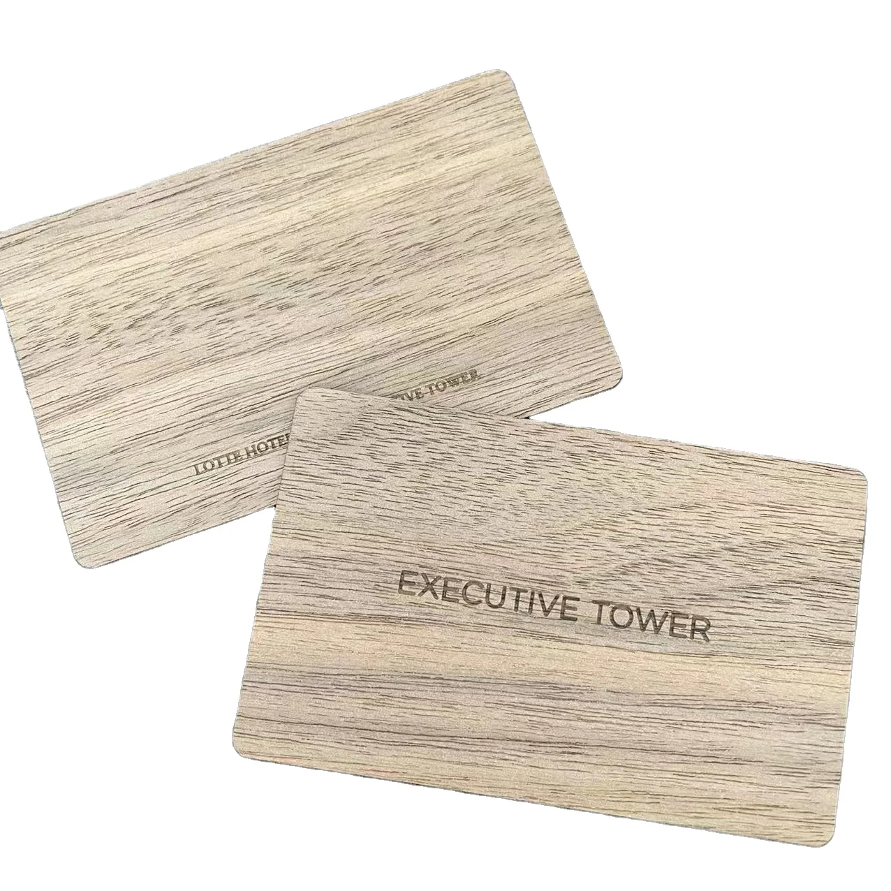 Eco-Friendly Custom Logo Printed Business Cards Laser Engraved VIP Guarantee with RFID NFC Wooden RFID Nfc Business Cards