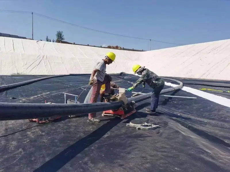 Аквариумная гладкая геомембрана HDPE водонепроницаемая Ферма для