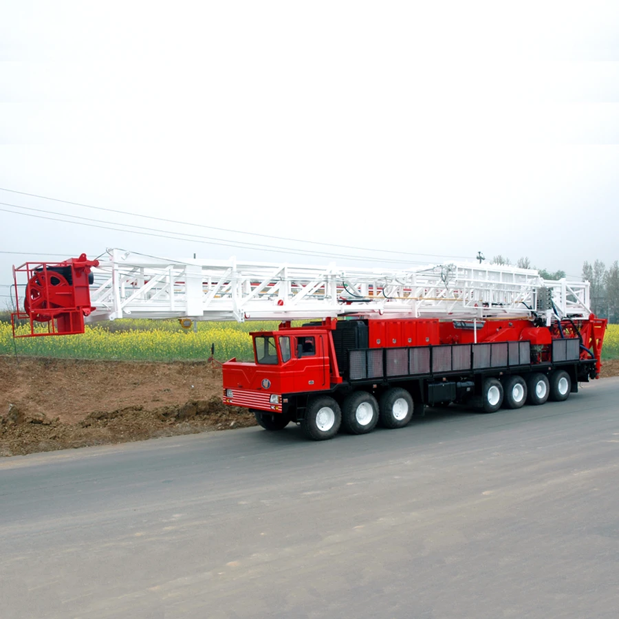 RG Petro Intelligentized automation smart  truck-mounted drilling rig and  Workover Rig XJ150