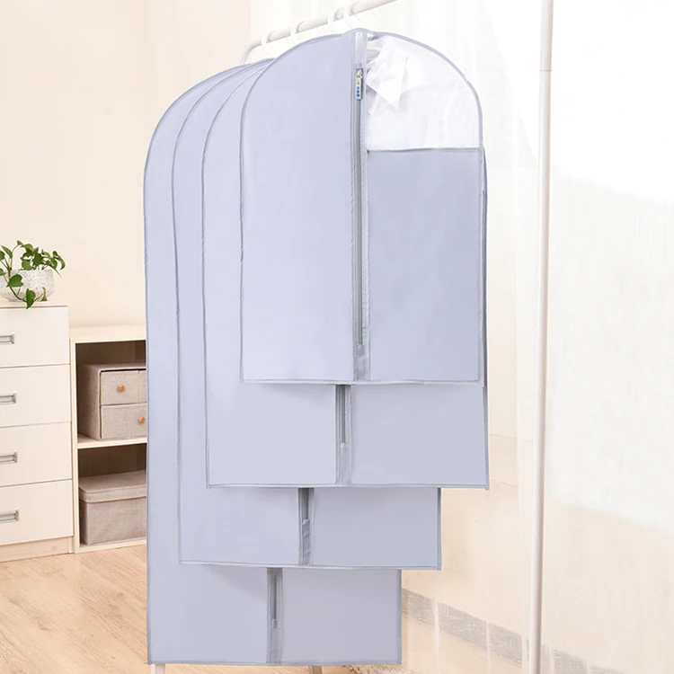 Оптовая продажа дешевые мешки для одежды пыленепроницаемый чехол на молнии