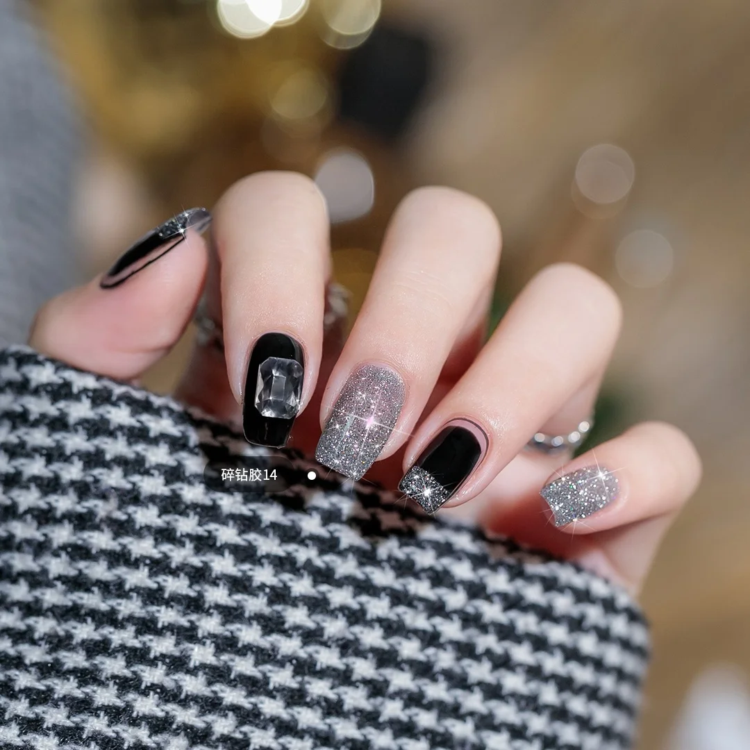 VENEDEENI Reflective Gel Nail Polish Super Sparkle Disco Glitter Diamond Gel Nail Soak off Nail Salon Products Private Label