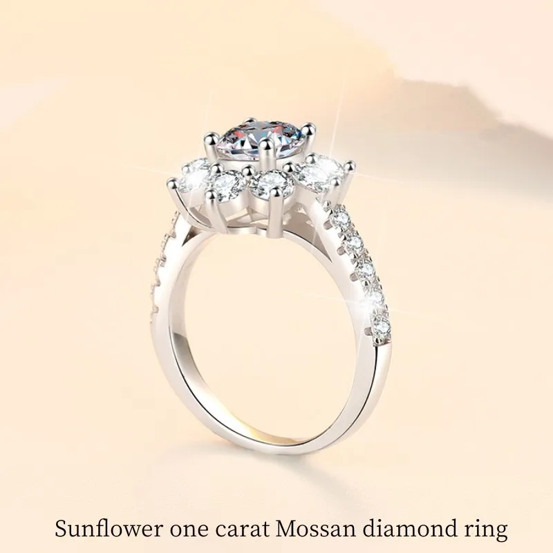 Luxury Fine Jewelry 18k White Gold Princess Cut 4ct D Vvs Moissanite Engagement Halo Ring With Gra Certificate