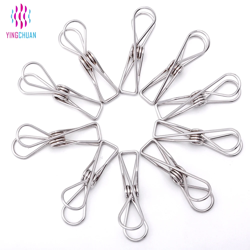Hot Sale Marine 316 Stainless Steel Silver Peg Clothes Pegs Popular Metal Stainless Steel Clothes Pegs