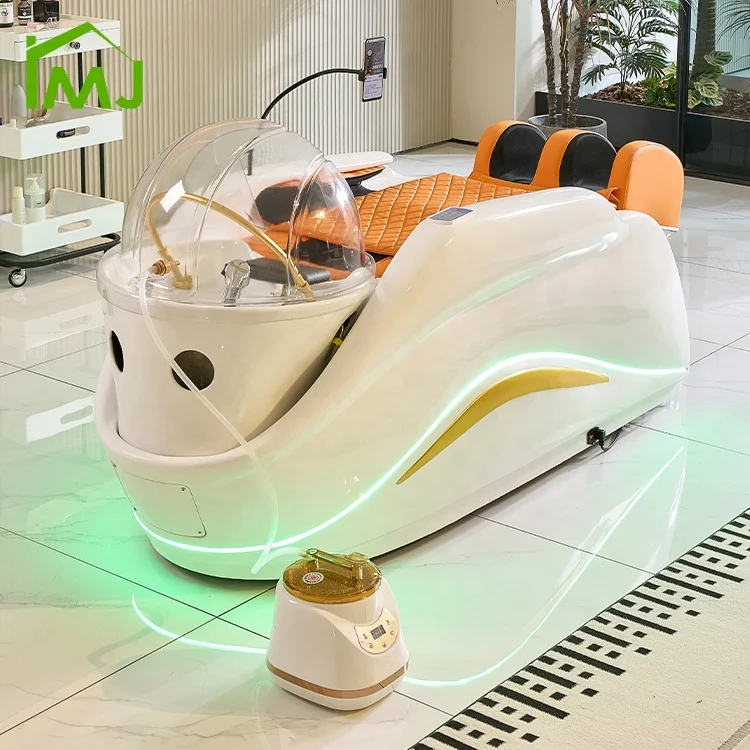 Modern Salon Full Body Electric Massage Hair Washing Bed Head Spa Shampoo Bed