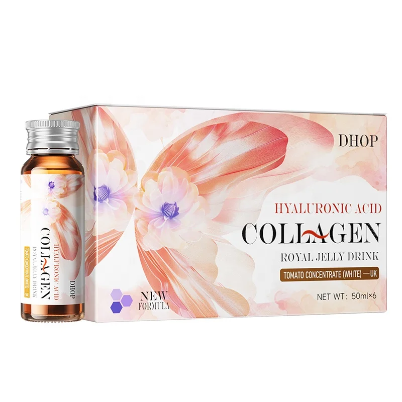 OEM royal jelly collagen and hyaluronic acid drink Marine super collagen drink for skin care