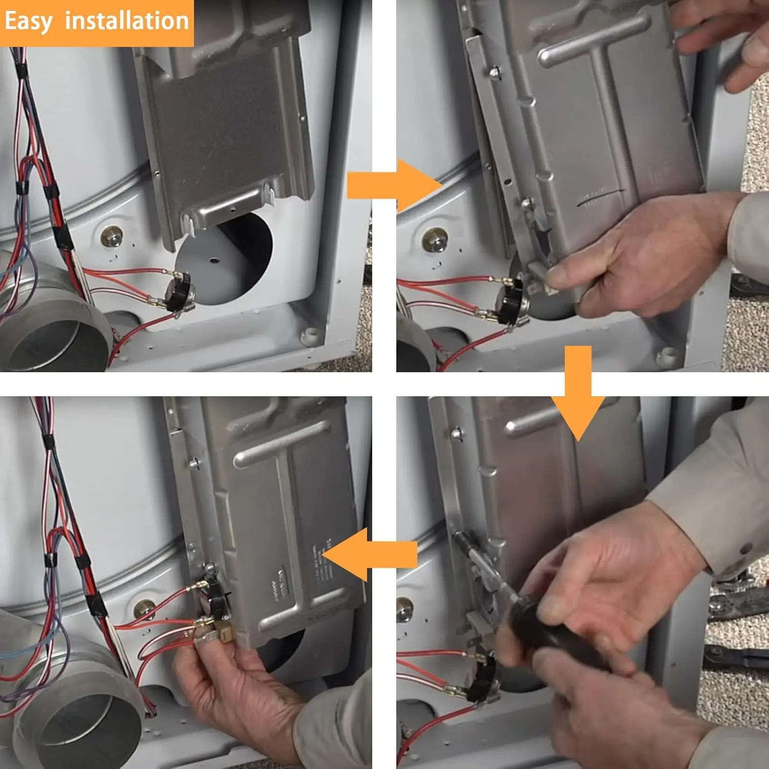 279816 Dryer Thermal Fuse & Thermostat Replacement Part Kit Replaces AP3094244 279816VP 3399848 3977393 PS334299 WED6200SW1