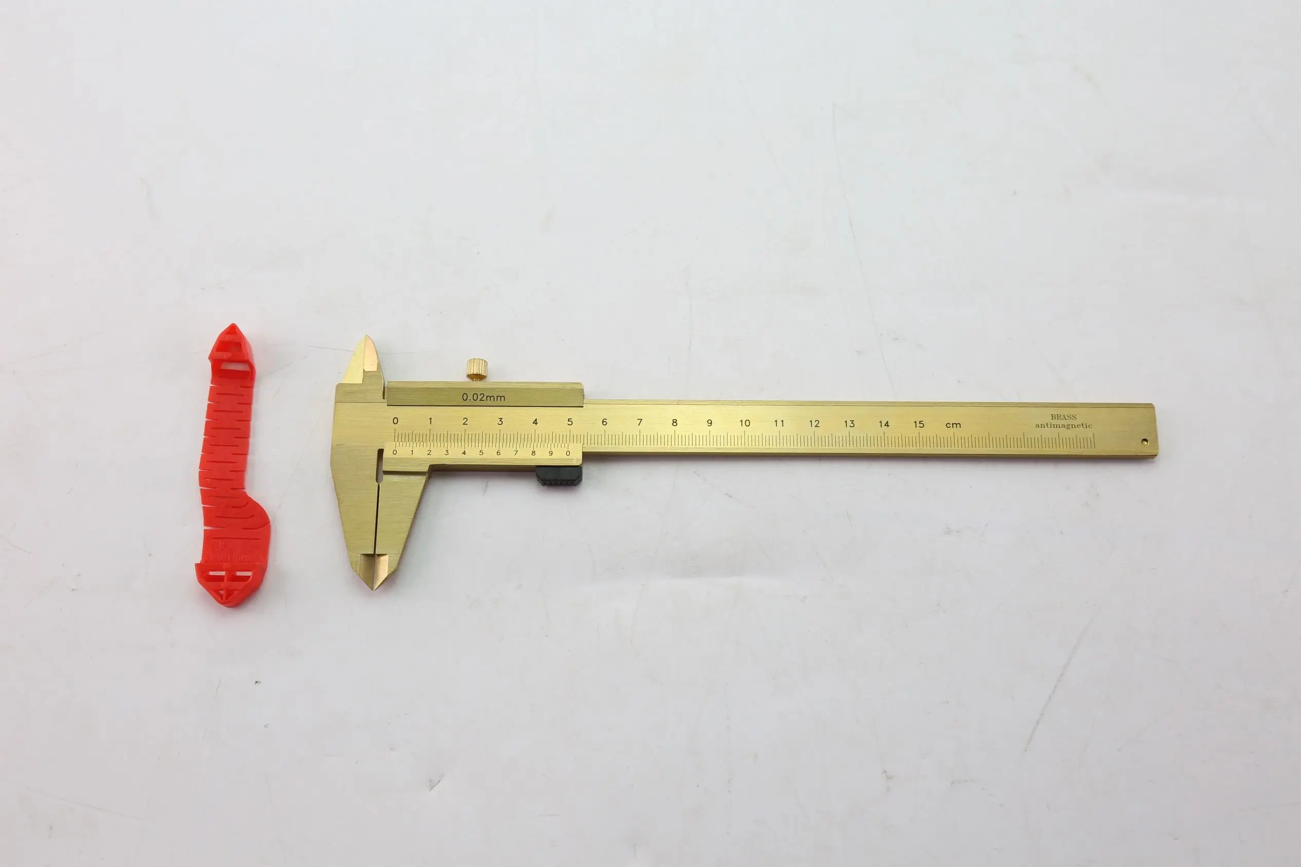 Brass Anti-static Non-sparking Anti Magnetic Vernier Caliper With Fine-tuning 0mm-150mm Measurement Tools