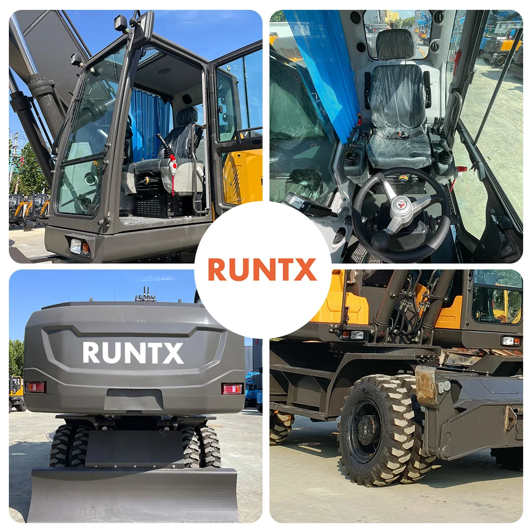 New Wheel Excavator Drive Bucket Digger Large Hydraulic Multifunctional Wheel Excavator For Sale