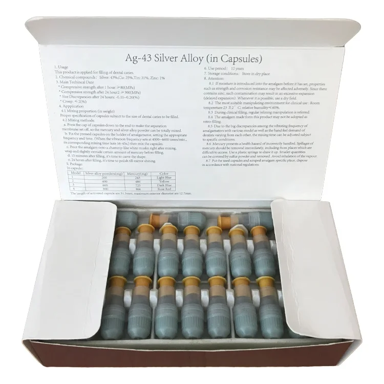 TM027 Zogear Ag-43 стоматологические лабораторные капсулы из сплава
