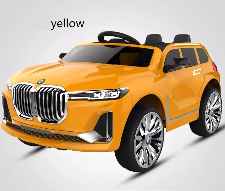 2022 New designed 12V Battery power 4 wheels drive Children BMW electric ride on toy car for kids with remote control