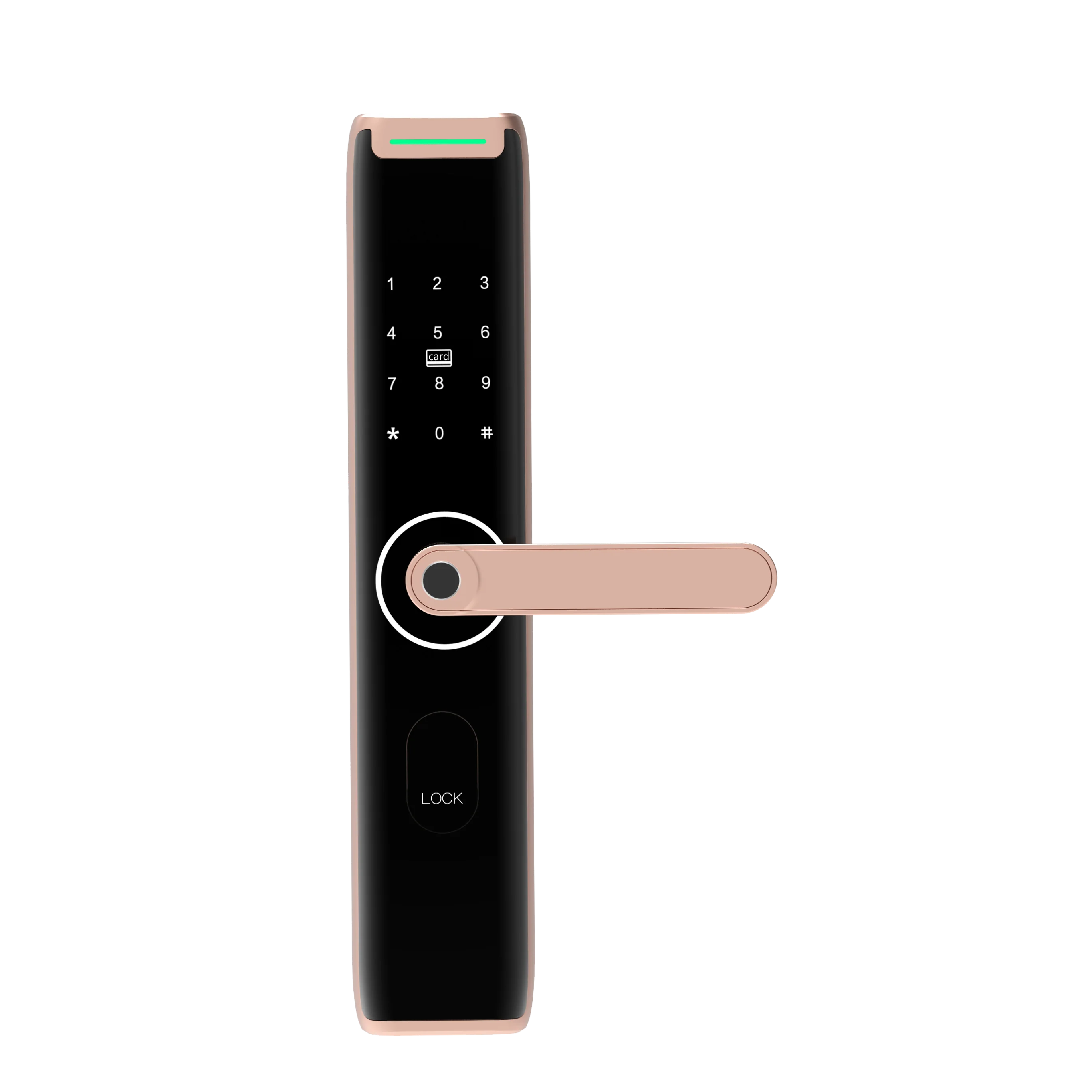 New High Quality Biometric Electronic Entrance Wifi Smart Fingerprint Security Door Lock