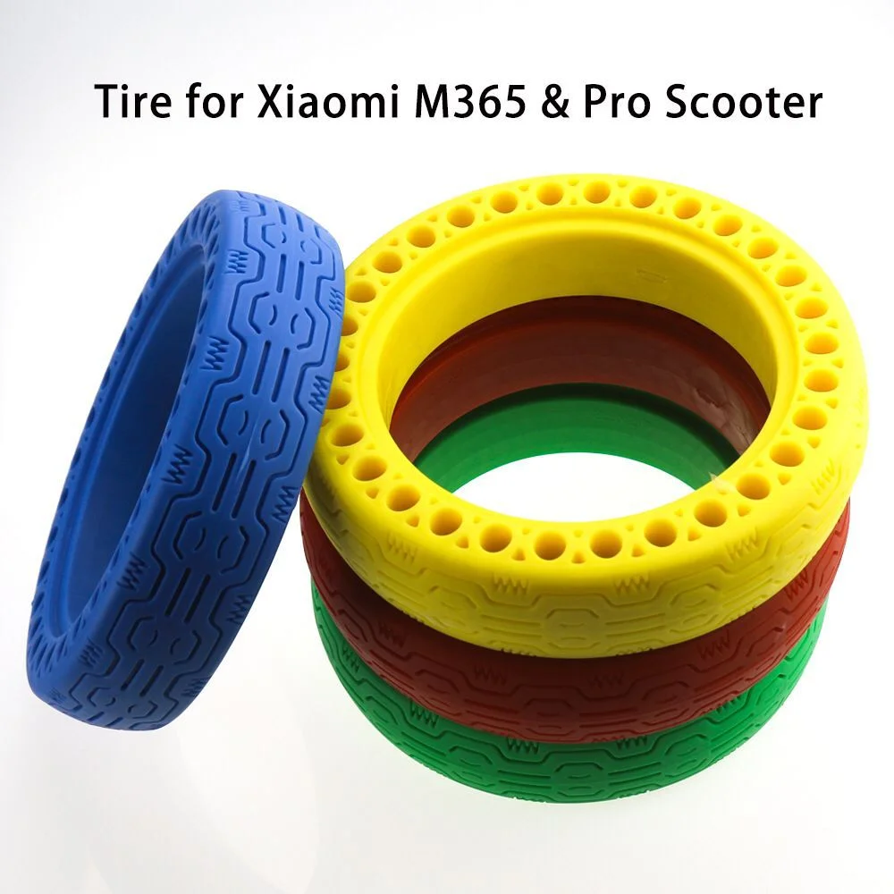 Mobility Scooter 8 1/2*2 Colorful Solid Tire Xiaomi M365 Spare Parts/8.5 inch Colorful Solid Tire for xiaomi pro scooter