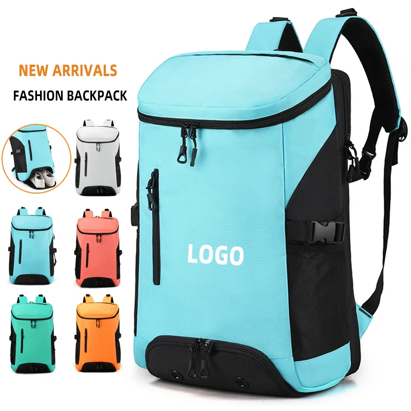 Custom Outdoor racket Badminton kit bagsTennis Backpack Gym Casual Sport Travel Teenager bag with Shoes Compartment