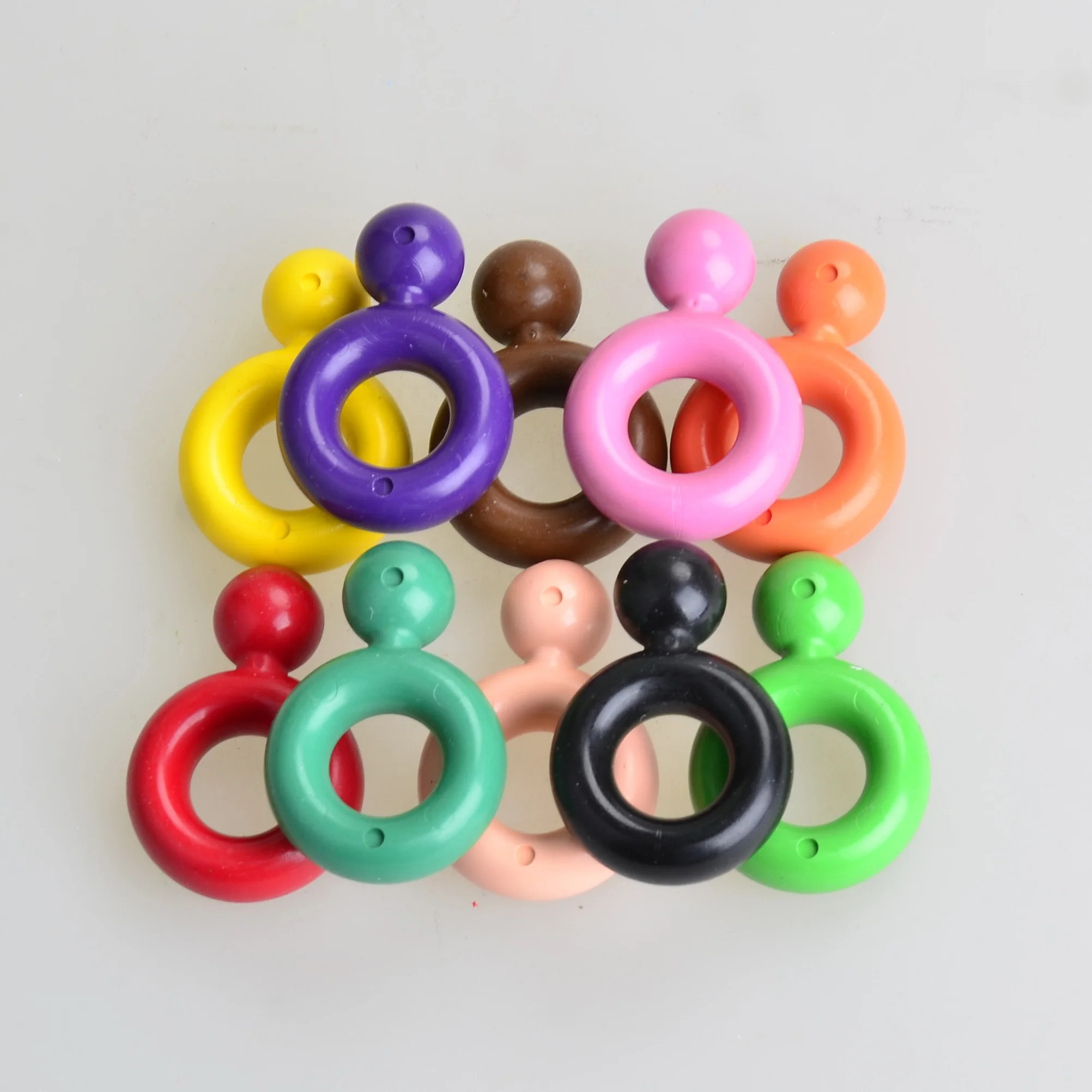 6 шт., детские пластиковые мелки в форме яйца